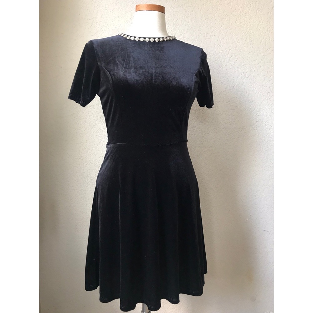 Black Velvety Dress